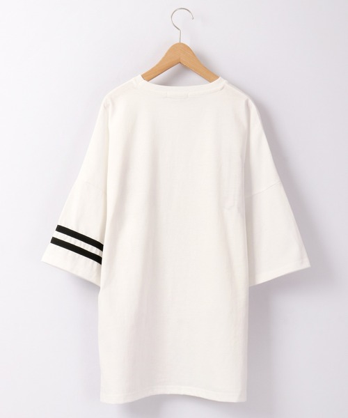 A.T,C in the attic homme(エーティーシーインジアティックオム)の「カレッジロゴ&刺繍入りルーズTシャツ(Tシャツ/カットソー・メンズ・ホワイト/ブルー/グリーン・M/L/XL)」の22枚目の写真
