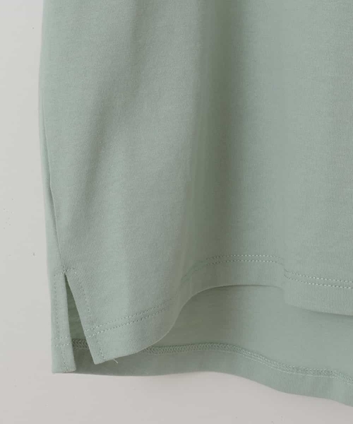a.v.v（アーヴェヴェ）の「[100-130]【あっちゃんファミリーコラボ】セーラーカラー付け襟Tシャツ（Tシャツ/カットソー・キッズ・ミント/ライトパープル・120/130）」の6枚目の写真