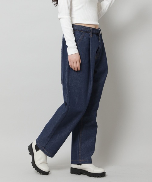 ALAND(エーランド)の「3.3Field Trip/WIDE-LEGデニムパンツ 2279877(デニムパンツ・レディース・ダークブルー・SMALL/MEDIUM)」の4枚目の写真