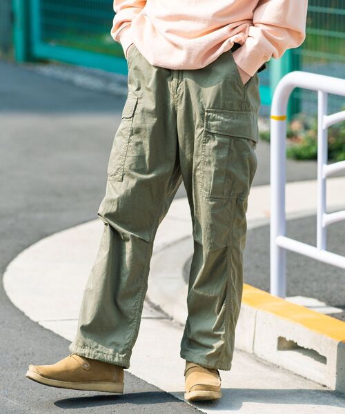 SHIPS any（シップス エニィ）の「SHIPS any: BDU ライトオンスデニム カーゴパンツ◇（カーゴパンツ・メンズ・ライトグレー/グレー/オリーブ・SMALL/MEDIUM/LARGE）」の3枚目の写真