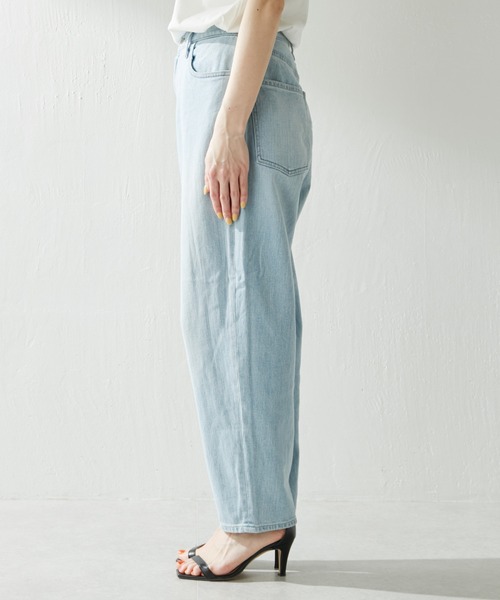 Healthy denim（ヘルシーデニム）の「HealthyDenim PT/ワイドテーパードデニム（デニムパンツ・レディース・ブルー・23/24/25）」の14枚目の写真