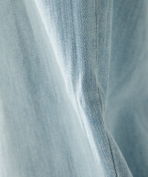 Healthy denim（ヘルシーデニム）の「HealthyDenim PT/ワイドテーパードデニム（デニムパンツ・レディース・ブルー・23/24/25）」の18枚目の写真