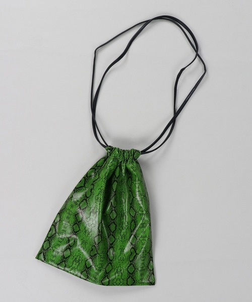 Lull(ルル)の「【Lull / ルル】アソート巾着ショルダーバッグ(ハンドバッグ・レディース・ブラック/シルバー/グリーン系その他/ゼブラ・ONESIZE)」の7枚目の写真