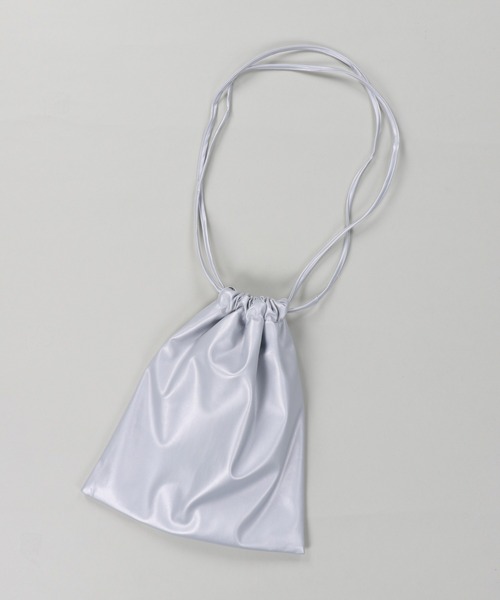 Lull(ルル)の「【Lull / ルル】アソート巾着ショルダーバッグ(ハンドバッグ・レディース・ブラック/シルバー/グリーン系その他/ゼブラ・ONESIZE)」の8枚目の写真