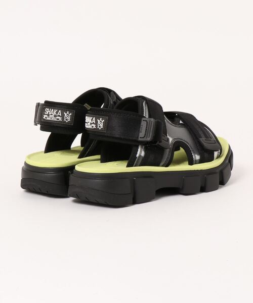 X-girl（エックスガール）の「【X-girl /エックスガール】 X-girl × SHAKA CHILL OUT SF（サンダル・レディース・ブラック・23cm/24cm）」の2枚目の写真