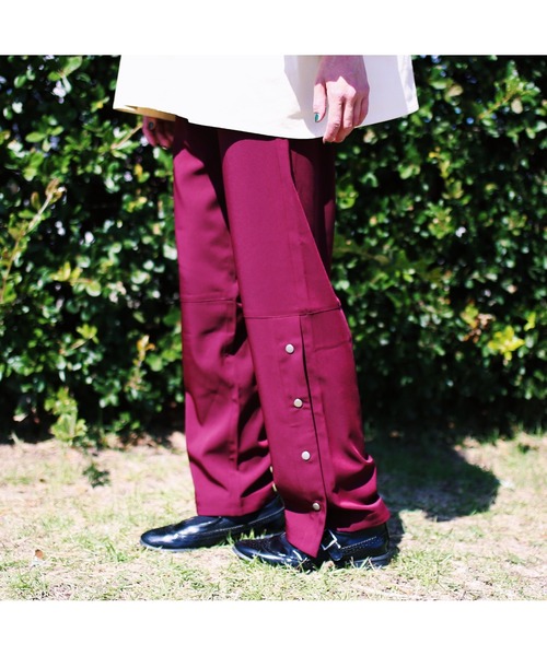 GGD（ジージーディー）の「サイドボタンパンツ（カーゴパンツ・レディース・ブルー/マスタード/ワインレッド・M/L）」の7枚目の写真