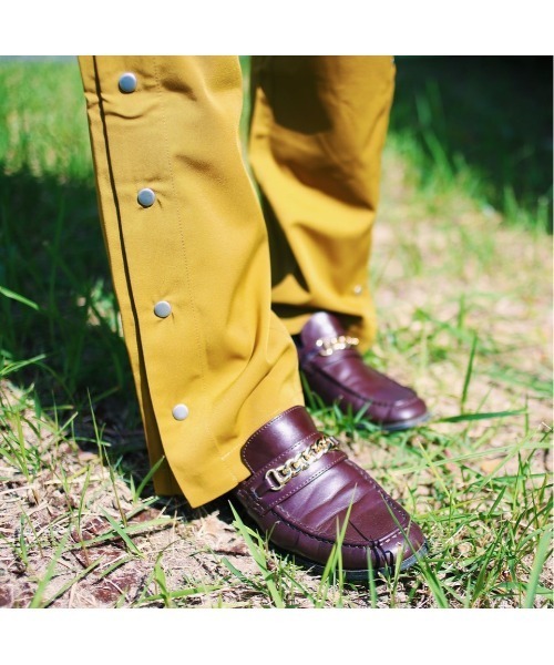 GGD（ジージーディー）の「サイドボタンパンツ（カーゴパンツ・レディース・ブルー/マスタード/ワインレッド・M/L）」の15枚目の写真