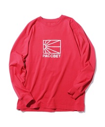 PACCBET/ラスベート MEN LONGSLEEVE LOGO TSHIRT KNIT ロンT フロントロゴ