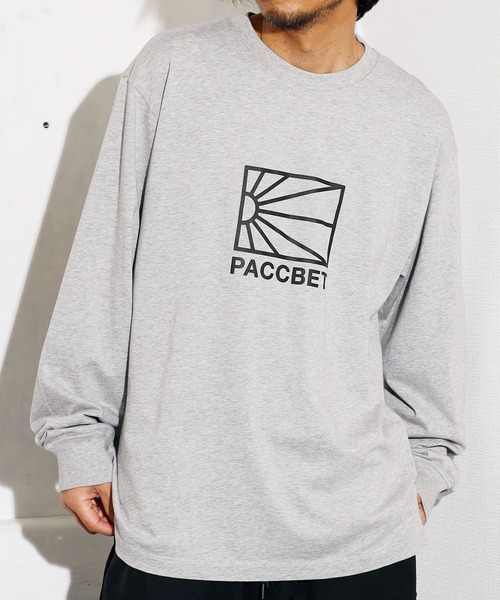 RASSVET / PACCBET(ラスベート)の「PACCBET/ラスベート MEN LONGSLEEVE LOGO TSHIRT KNIT ロンT フロントロゴ(Tシャツ/カットソー・メンズ・ネイビー/グレー/レッド・XL/L/M)」の10枚目の写真