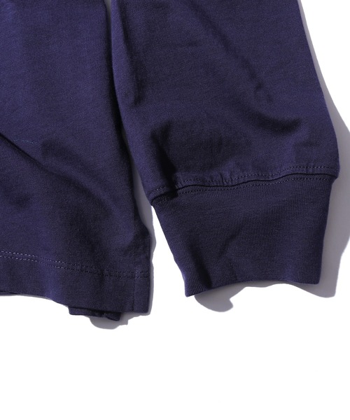 RASSVET / PACCBET(ラスベート)の「PACCBET/ラスベート MEN LONGSLEEVE LOGO TSHIRT KNIT ロンT フロントロゴ(Tシャツ/カットソー・メンズ・ネイビー/グレー/レッド・XL/L/M)」の6枚目の写真