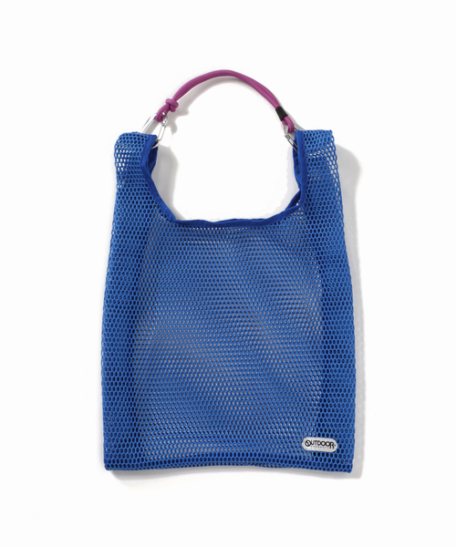 U by SPICK&SPAN(ユーバイスピックアンドスパン)の「【OUTDOOR DRODUCTS/アウトドアプロダクツ】 Mesh shopper Bag(ショルダーバッグ・レディース・ホワイト/ブルー・FREE)」の9枚目の写真