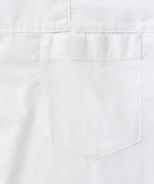 Ray BEAMS（レイビームス）の「●FACTOTUM FEMME / 別注 フードシャツ（シャツ/ブラウス・レディース・ホワイト・ONE SIZE）」の5枚目の写真