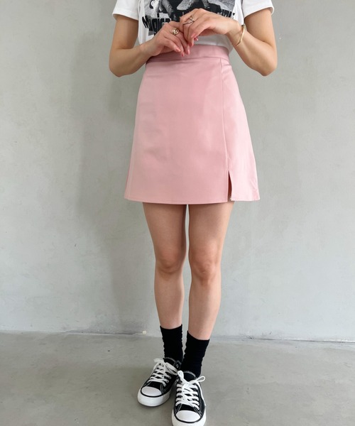 セール】スリット台形ミニスカート/スカパン（スカート）｜CLEA