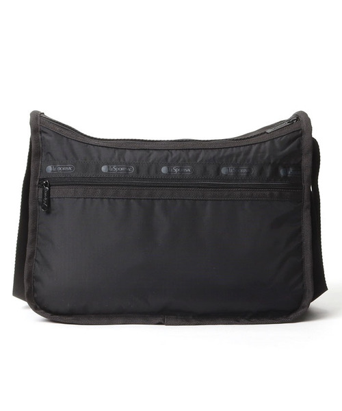 LeSportsac(レスポートサック)の「DELUXE EVERYDAY BAG 【日本限定】リサイクルドブラックJP(ショルダーバッグ・レディース・ブラック・FREE)」の6枚目の写真