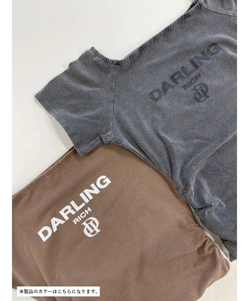 Darich(ダーリッチ)の「オフショルカットミニワンピース(ワンピース・レディース・チャコールグレー/ブラウン/ホワイト・FREE)」の14枚目の写真