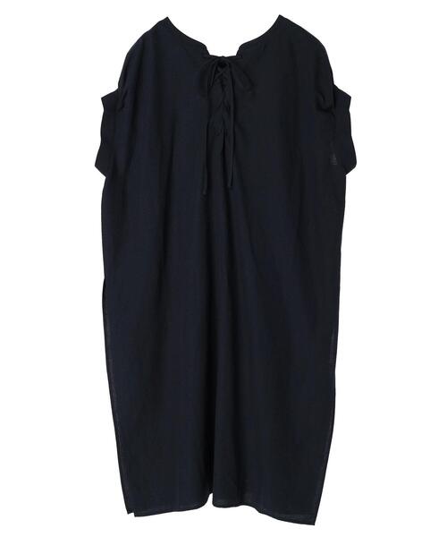 AMERICAN HOLIC（アメリカンホリック）の「SET リネンブレンドチュニック+パンツ（チュニック・レディース・ネイビー/ブラウン・M/L）」の13枚目の写真