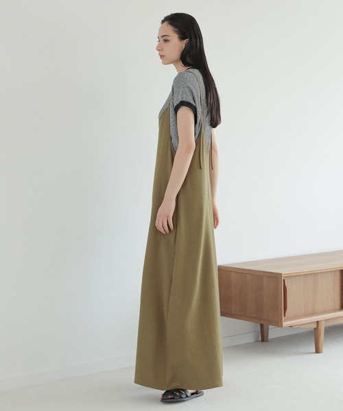 LAKOLE（ラコレ）の「ヴィンテージ風ツイルサロペット / 299674（サロペット/オーバーオール・レディース・カーキ/ブラック・SMALL/MEDIUM）」の22枚目の写真