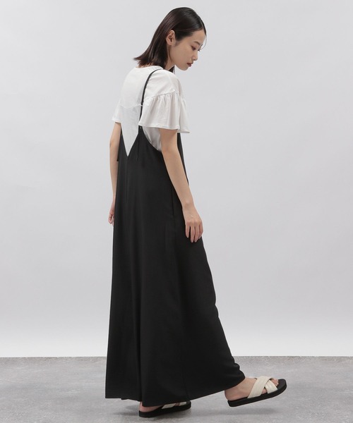 LAKOLE（ラコレ）の「ヴィンテージ風ツイルサロペット / 299674（サロペット/オーバーオール・レディース・カーキ/ブラック・SMALL/MEDIUM）」の19枚目の写真