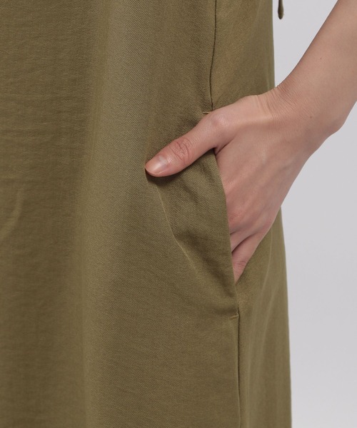 LAKOLE（ラコレ）の「ヴィンテージ風ツイルサロペット / 299674（サロペット/オーバーオール・レディース・カーキ/ブラック・SMALL/MEDIUM）」の9枚目の写真