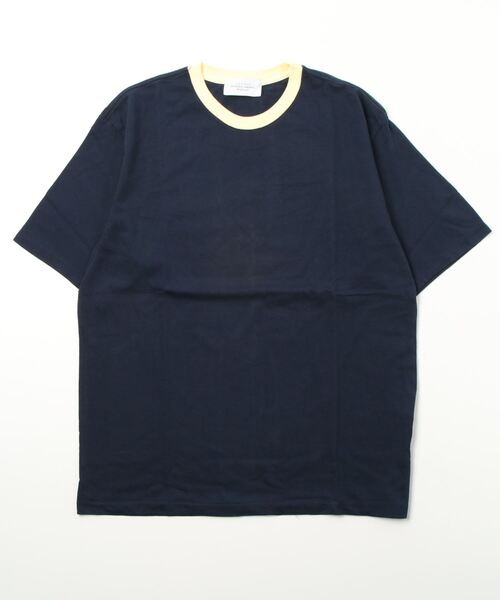 UNUSED(アンユーズド)の「STUDIOUS別注 RINGER TEE(Tシャツ/カットソー・メンズ・ホワイト/ブラック/ネイビー・2/3)」の13枚目の写真