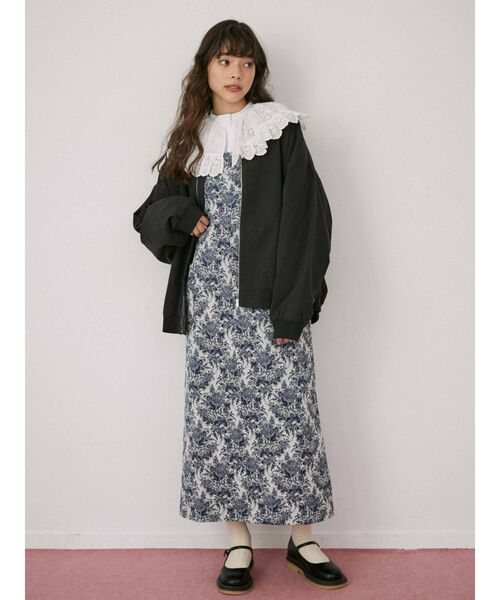 merry jenny(メリージェニー)の「bear刺繍ブルゾン(ブルゾン・レディース・ブラック/ブルー/アイボリー・FREE)」の18枚目の写真