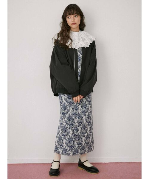 merry jenny(メリージェニー)の「bear刺繍ブルゾン(ブルゾン・レディース・ブラック/ブルー/アイボリー・FREE)」の19枚目の写真