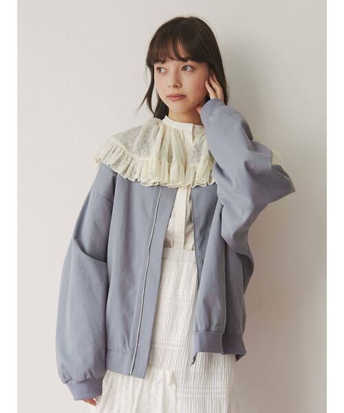 merry jenny(メリージェニー)の「bear刺繍ブルゾン(ブルゾン・レディース・ブラック/ブルー/アイボリー・FREE)」の21枚目の写真