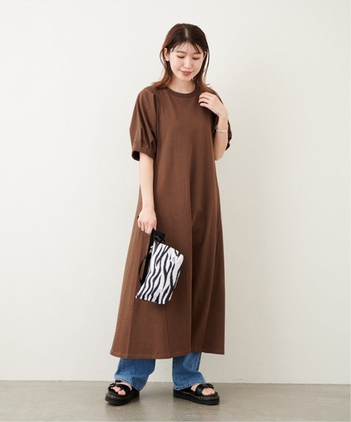 JOURNAL STANDARD（ジャーナルスタンダード）の「■■■《追加2》タックパフサイドフレアワンピース（ワンピース・レディース・ライトブルー/ブラック/ブラウン・FREE）」の15枚目の写真