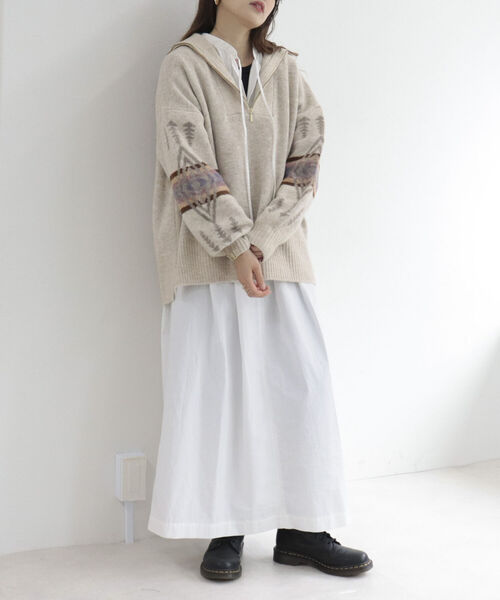 PENDLETON（ペンドルトン）の「【PENDLETON/ペンドルトン】FREDY別注ハーフジップニットプルオーバー（ニット/セーター・レディース・ベージュ/ブラウン・FREE）」の22枚目の写真