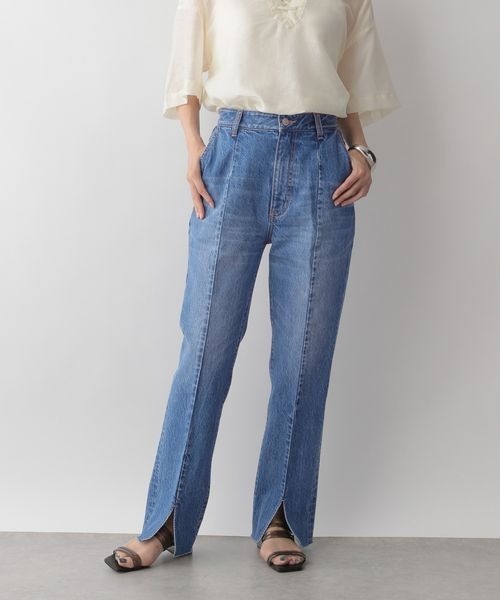 LOWRYS FARM(ローリーズファーム)の「CONEフロントスリットP2 296169(デニムパンツ・レディース・ブルー/ネイビー/その他・SMALL/MEDIUM/LARGE)」の8枚目の写真