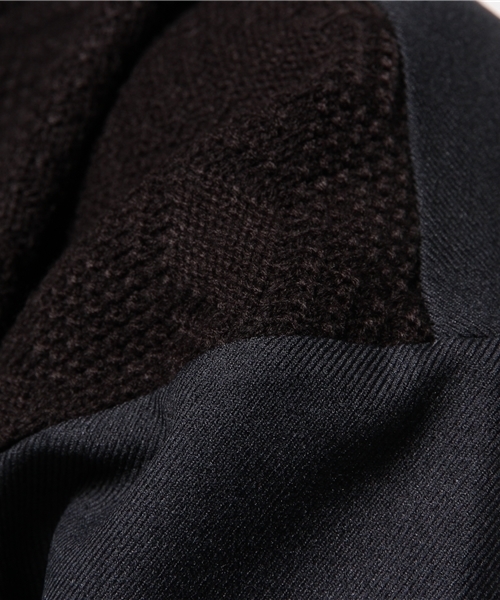 OUTLET(アウトレット)の「【WHO'S WHO gallery】EX2ニットネル(Tシャツ/カットソー・メンズ・ブラック/ネイビー・LARGE/MEDIUM)」の9枚目の写真
