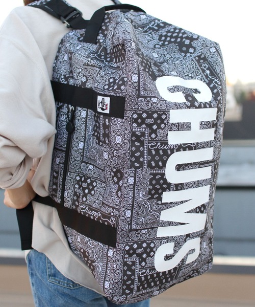 CHUMS(チャムス)の「CHUMS/チャムス リサイクルチャムス スモール2WAYボストン RECYCLE CHUMS SMALL 2WAY BOSTON(ボストンバッグ・メンズ・ブラック/ブラウン/ブラック系その他・FREE)」の11枚目の写真