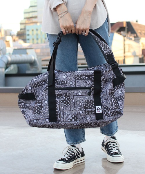 CHUMS(チャムス)の「CHUMS/チャムス リサイクルチャムス スモール2WAYボストン RECYCLE CHUMS SMALL 2WAY BOSTON(ボストンバッグ・メンズ・ブラック/ブラウン/ブラック系その他・FREE)」の12枚目の写真