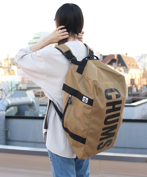 CHUMS(チャムス)の「CHUMS/チャムス リサイクルチャムス スモール2WAYボストン RECYCLE CHUMS SMALL 2WAY BOSTON(ボストンバッグ・メンズ・ブラック/ブラウン/ブラック系その他・FREE)」の14枚目の写真