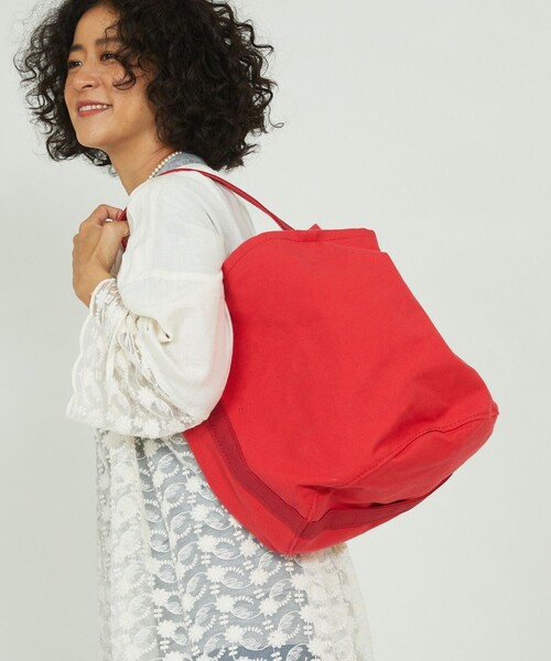 Freada（フリーダ）の「TEMBEA×Freada/テンベア 別注BH TOTE/ブラックホールトートバッグ　キャンバストートバッグ（トートバッグ・レディース・ブラック/レッド/オリーブ・ONE SIZE）」の17枚目の写真