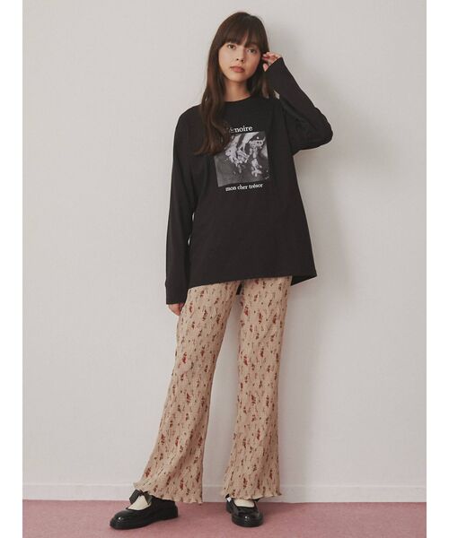 merry jenny（メリージェニー）の「bear photo tee（Tシャツ/カットソー・レディース・オフホワイト/ブラック・FREE）」の22枚目の写真