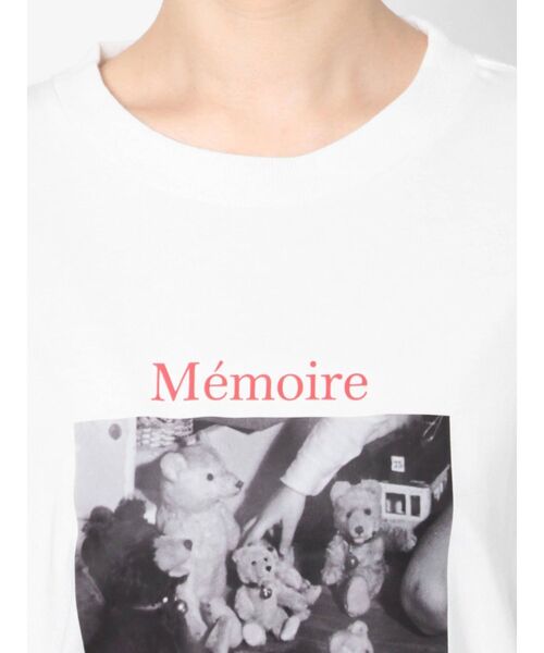 merry jenny（メリージェニー）の「bear photo tee（Tシャツ/カットソー・レディース・オフホワイト/ブラック・FREE）」の17枚目の写真