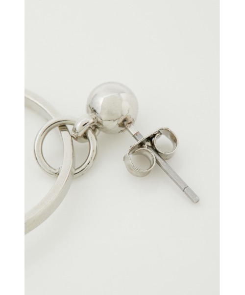 AZUL by moussy（アズールバイマウジー）の「BICOLOR FAUX LEATHER PIERCINGS/バイカラーフェイクレザーピアス（ピアス（両耳用）・レディース・ホワイト/イエロー/ブルー・FREE）」の20枚目の写真