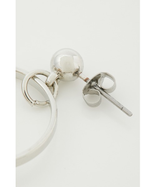 AZUL by moussy（アズールバイマウジー）の「BICOLOR FAUX LEATHER PIERCINGS/バイカラーフェイクレザーピアス（ピアス（両耳用）・レディース・ホワイト/イエロー/ブルー・FREE）」の21枚目の写真