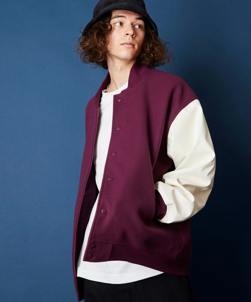 unrelaxing（アンリラクシング）の「オーバーサイズビッグシルエットスタジャン（スタジャン・メンズ・ブラック×ホワイト/ブラック×ブラック/グレー系1/グリーン/カーキ/ネイビー系1/ネイビー系2/パープル・FREE）」の20枚目の写真