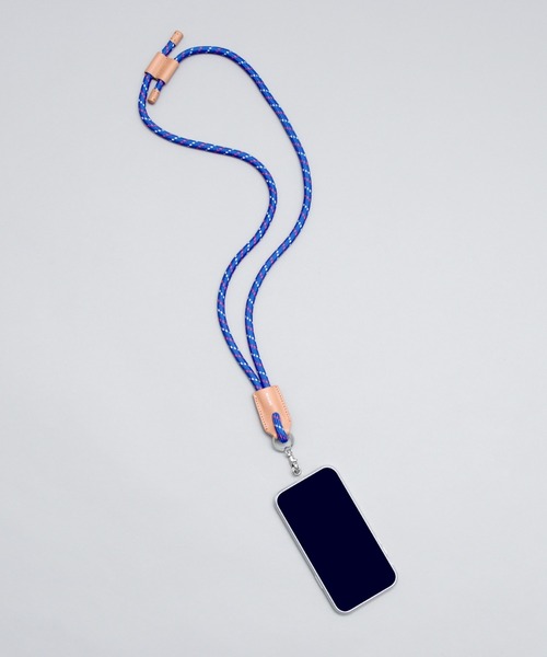Beau're（ヴュレ）の「【BEAURE/ビュレ】Paracord mobile cord パラコード モバイルストラップ ショルダー（スマホグッズ・レディース・ブラック/カーキ/オレンジ/ブルー/ネイビー/モカ・FREE）」の6枚目の写真