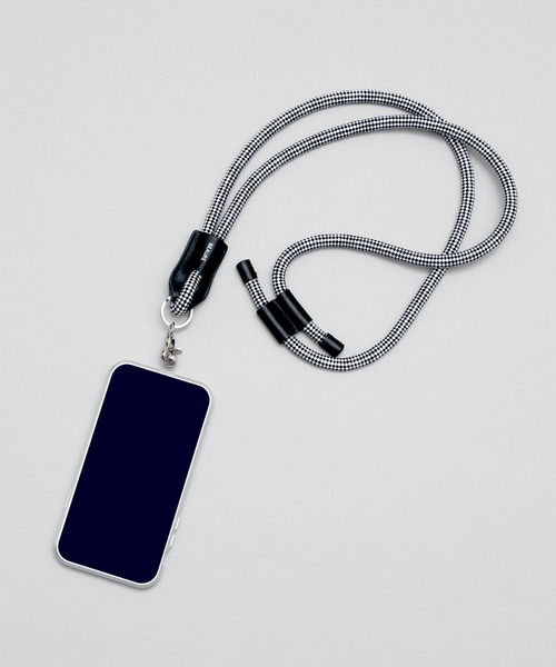 Beau're（ヴュレ）の「【BEAURE/ビュレ】Paracord mobile cord パラコード モバイルストラップ ショルダー（スマホグッズ・レディース・ブラック/カーキ/オレンジ/ブルー/ネイビー/モカ・FREE）」の2枚目の写真