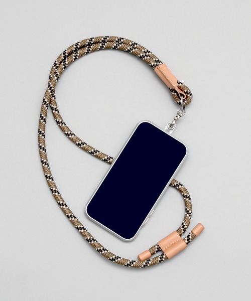 Beau're（ヴュレ）の「【BEAURE/ビュレ】Paracord mobile cord パラコード モバイルストラップ ショルダー（スマホグッズ・レディース・ブラック/カーキ/オレンジ/ブルー/ネイビー/モカ・FREE）」の9枚目の写真