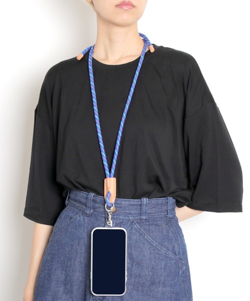 Beau're（ヴュレ）の「【BEAURE/ビュレ】Paracord mobile cord パラコード モバイルストラップ ショルダー（スマホグッズ・レディース・ブラック/カーキ/オレンジ/ブルー/ネイビー/モカ・FREE）」の13枚目の写真