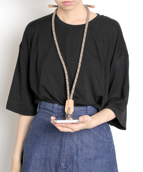 Beau're（ヴュレ）の「【BEAURE/ビュレ】Paracord mobile cord パラコード モバイルストラップ ショルダー（スマホグッズ・レディース・ブラック/カーキ/オレンジ/ブルー/ネイビー/モカ・FREE）」の15枚目の写真