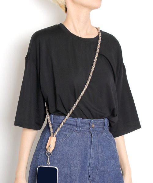 Beau're（ヴュレ）の「【BEAURE/ビュレ】Paracord mobile cord パラコード モバイルストラップ ショルダー（スマホグッズ・レディース・ブラック/カーキ/オレンジ/ブルー/ネイビー/モカ・FREE）」の16枚目の写真