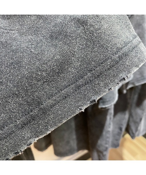 ARULE（アルール）の「A'GEM/9 × .kom『ARULE/アルール』ビンテージ加工 オーバーサイズ プリントグラフィック半袖Tシャツ（Tシャツ/カットソー・メンズ・ブラック・XL/L）」の4枚目の写真
