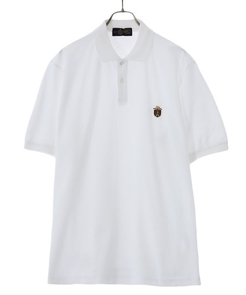 DIGAWEL（ディガウェル）の「DIGAWEL / ディガウェル：CRST Polo Shirts：KHOANM0091[COR]（ポロシャツ・メンズ・ネイビー/ホワイト・2）」の2枚目の写真