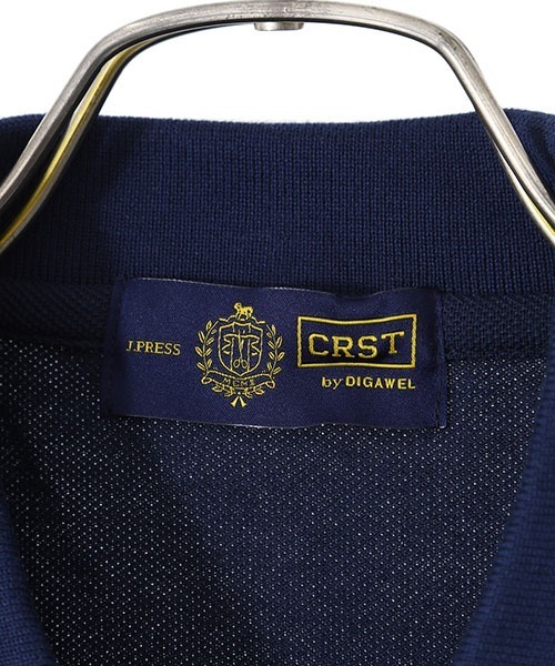 DIGAWEL（ディガウェル）の「DIGAWEL / ディガウェル：CRST Polo Shirts：KHOANM0091[COR]（ポロシャツ・メンズ・ネイビー/ホワイト・2）」の6枚目の写真
