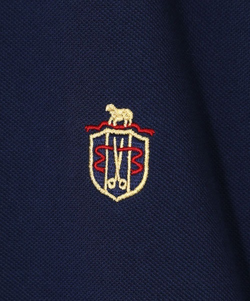 DIGAWEL（ディガウェル）の「DIGAWEL / ディガウェル：CRST Polo Shirts：KHOANM0091[COR]（ポロシャツ・メンズ・ネイビー/ホワイト・2）」の7枚目の写真